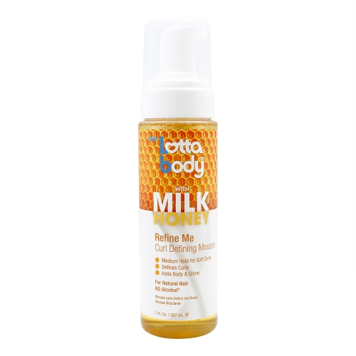 Lottabody Milk & Honey Refine Me Curl Defining Mousse 7oz Lottabody Milk & Honey Refine Me Curl Defining Mousse 7oz